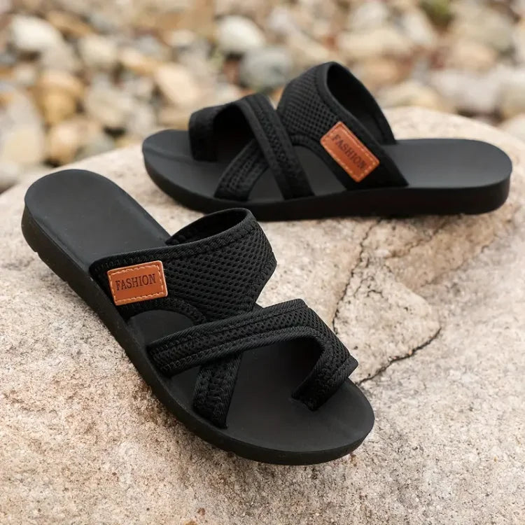 Sandalen met Open Teen en Comfortzool
