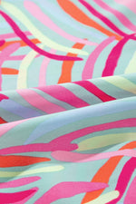 Abstracte Ricrac Gelaagde Jurk met Pofmouwen - Mini Dresses - Jurkjes.co