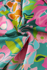 Babydoll Jurk met Kraag en Pofmouwen - Floral Dresses - Jurkjes.co