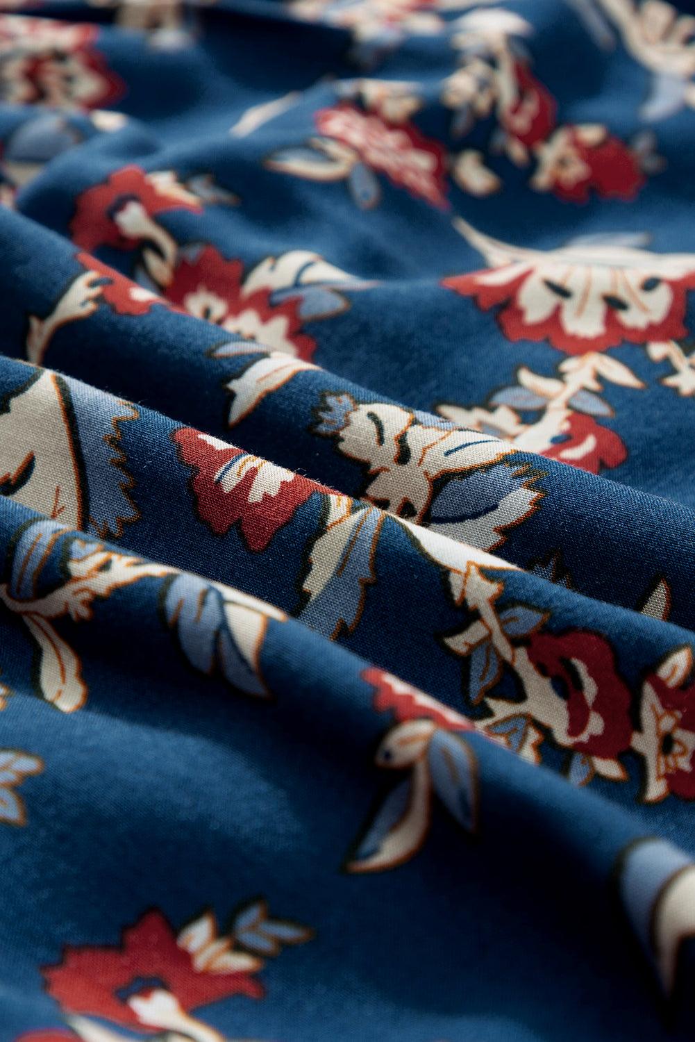 Boho Bloemenprint Mouwloze Maxi Jurk - Maxi Dresses - Jurkjes.co