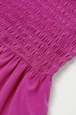 Chique Gerimpelde Maxi-Jurk met Strikken - Maxi Dresses - Jurkjes.co