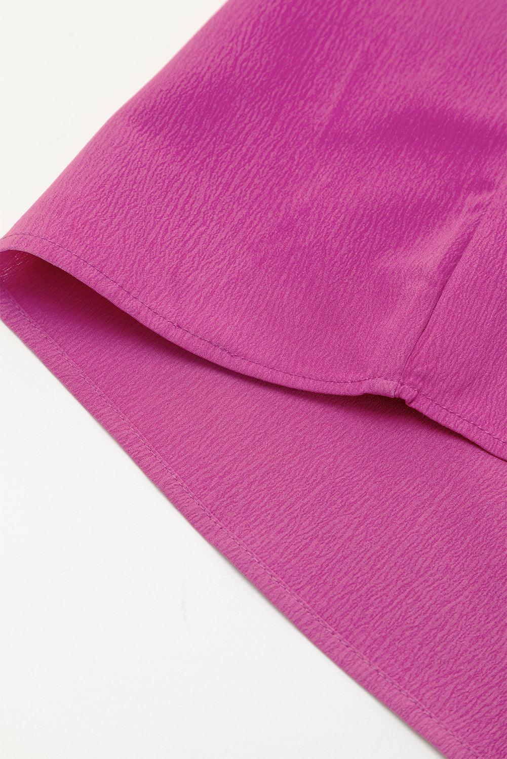 Chique Gerimpelde Maxi-Jurk met Strikken - Maxi Dresses - Jurkjes.co