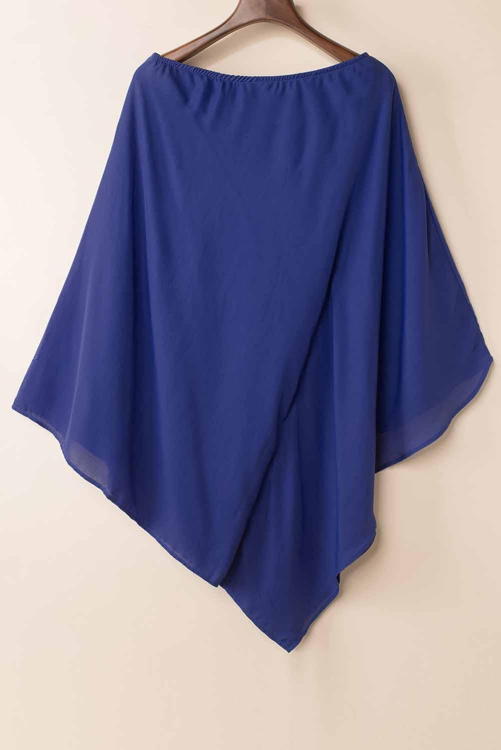Elegante One Shoulder Batwing Mini Jurk - Mini Dresses - Jurkjes.co