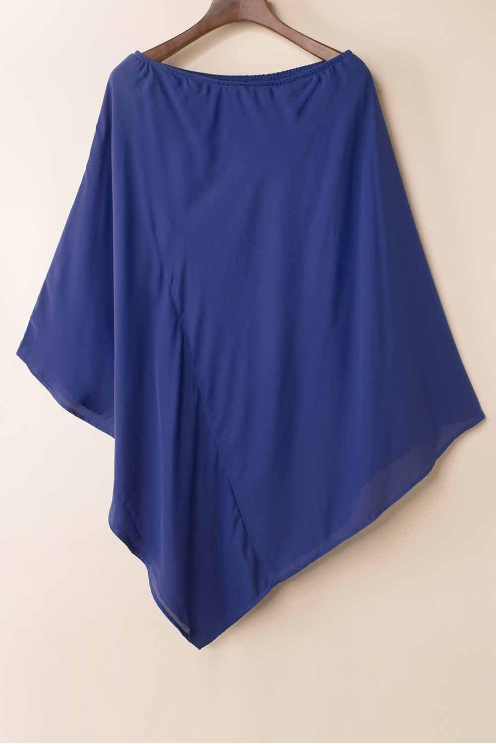 Elegante One Shoulder Batwing Mini Jurk - Mini Dresses - Jurkjes.co