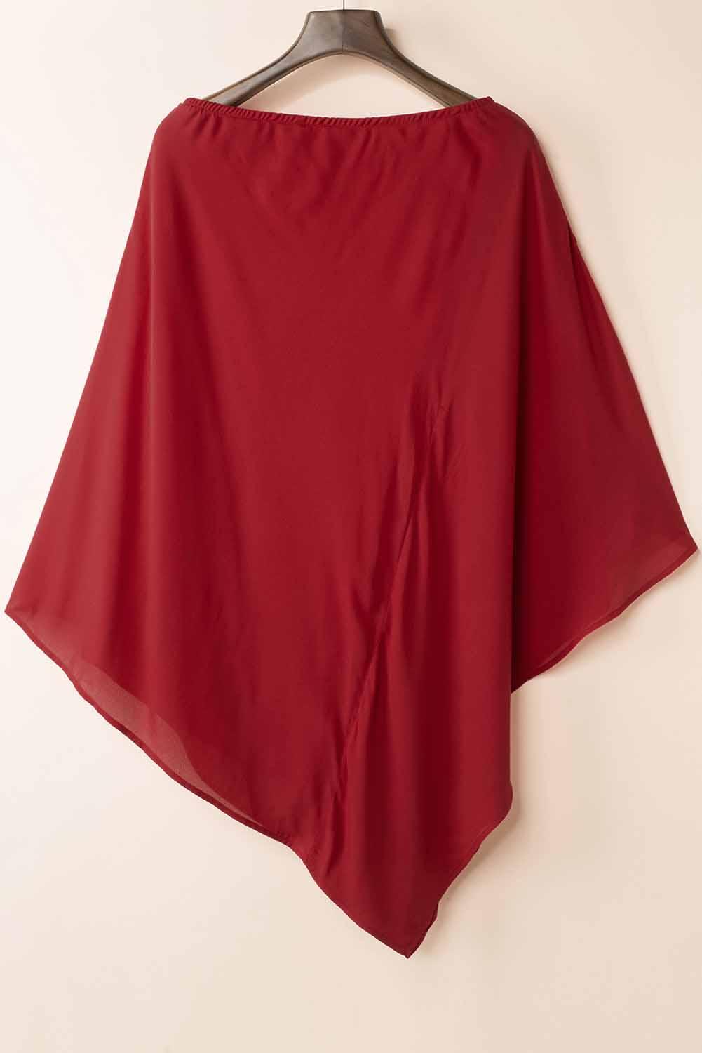Elegante One Shoulder Batwing Mini Jurk - Mini Dresses - Jurkjes.co