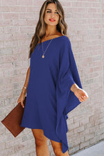 Elegante One Shoulder Batwing Mini Jurk - Mini Dresses - Jurkjes.co