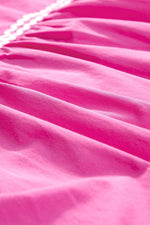 Elegante Ric Rac Jurk met V-Hals en Vlindermouwen - Mini Dresses - Jurkjes.co