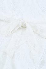 Flutter Mouw Wikkeljurk met V-hals in Kant - Mini Dresses - Jurkjes.co