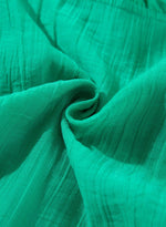 Franje Mini Jurk met V-Hals en Pofmouw - Mini Dresses - Jurkjes.co