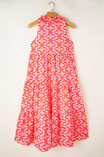 Frivole Mouwloze Maxi Jurk met Bloemenprint - Maxi Dresses - Jurkjes.co