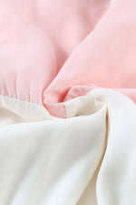 Geblokte Mouwloze V-hals Maxi Jurk - Maxi Dresses - Jurkjes.co