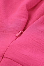 Gedraaide Front Midi-Jurk met V-hals - Midi Dresses - Jurkjes.co