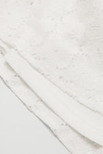 Gehaakte Kanten Jurk met Korte Mouwen - Mini Dresses - Jurkjes.co