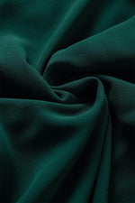 Geplooid Midi-Jurk met Open Rug en Ruches - Midi Dresses - Jurkjes.co