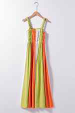 Gestreepte Maxi-Jurk met Hoge Taille - Maxi Dresses - Jurkjes.co