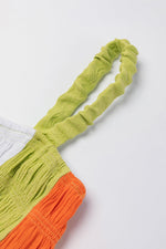 Gestreepte Maxi-Jurk met Hoge Taille - Maxi Dresses - Jurkjes.co