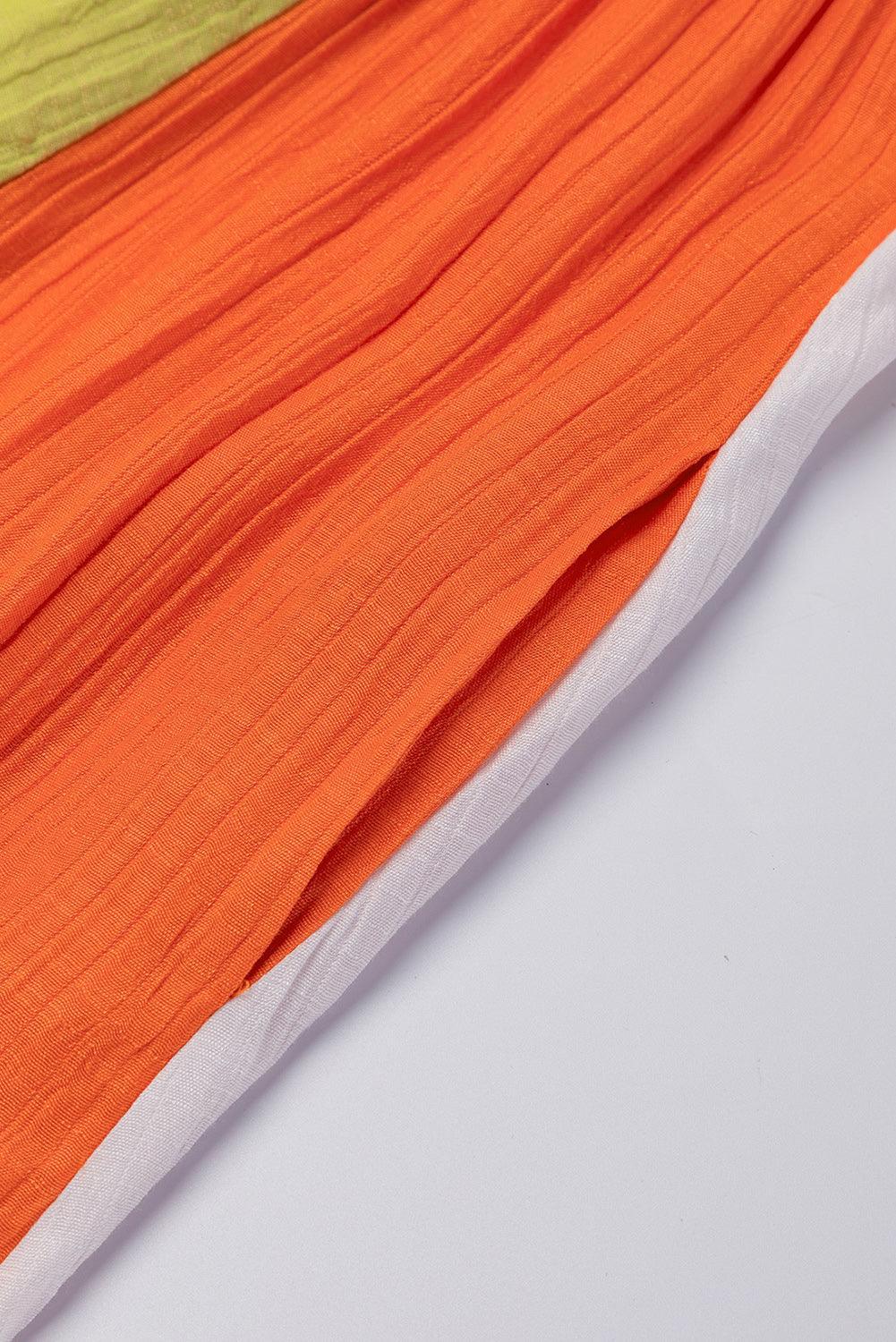 Gestreepte Maxi-Jurk met Hoge Taille - Maxi Dresses - Jurkjes.co