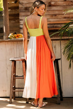 Gestreepte Maxi-Jurk met Hoge Taille - Maxi Dresses - Jurkjes.co