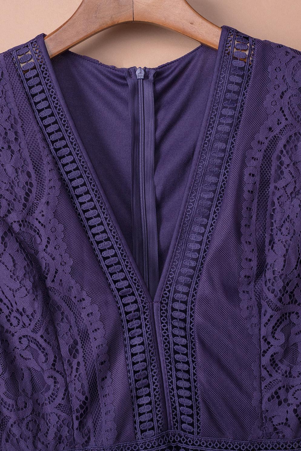 Hartveroverende Kanten Maxi-Jurk - Maxi Dresses - Jurkjes.co