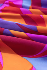 Kleurrijke Maxi-Jurk met Ruches - Maxi Dresses - Jurkjes.co