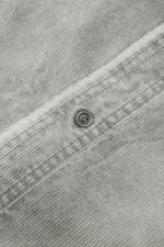 Lange Mouwen Denim Jurk met Ruwe Zoom - Mini Dresses - Jurkjes.co