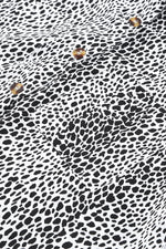 Lange Mouwen Panterprint Jurk-shirt - Mini Dresses - Jurkjes.co