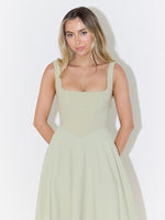 Maxi Jurk met Bandjes en Effen Design - Maxi Dresses - Jurkjes.co