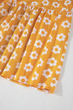 Maxi Jurk met Bloemenprint en Kraag - Maxi Dresses - Jurkjes.co