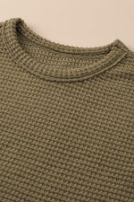 Maxi-Jurk met Splitten en Wafelstructuur - Maxi Dresses - Jurkjes.co