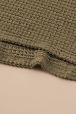 Maxi-Jurk met Splitten en Wafelstructuur - Maxi Dresses - Jurkjes.co