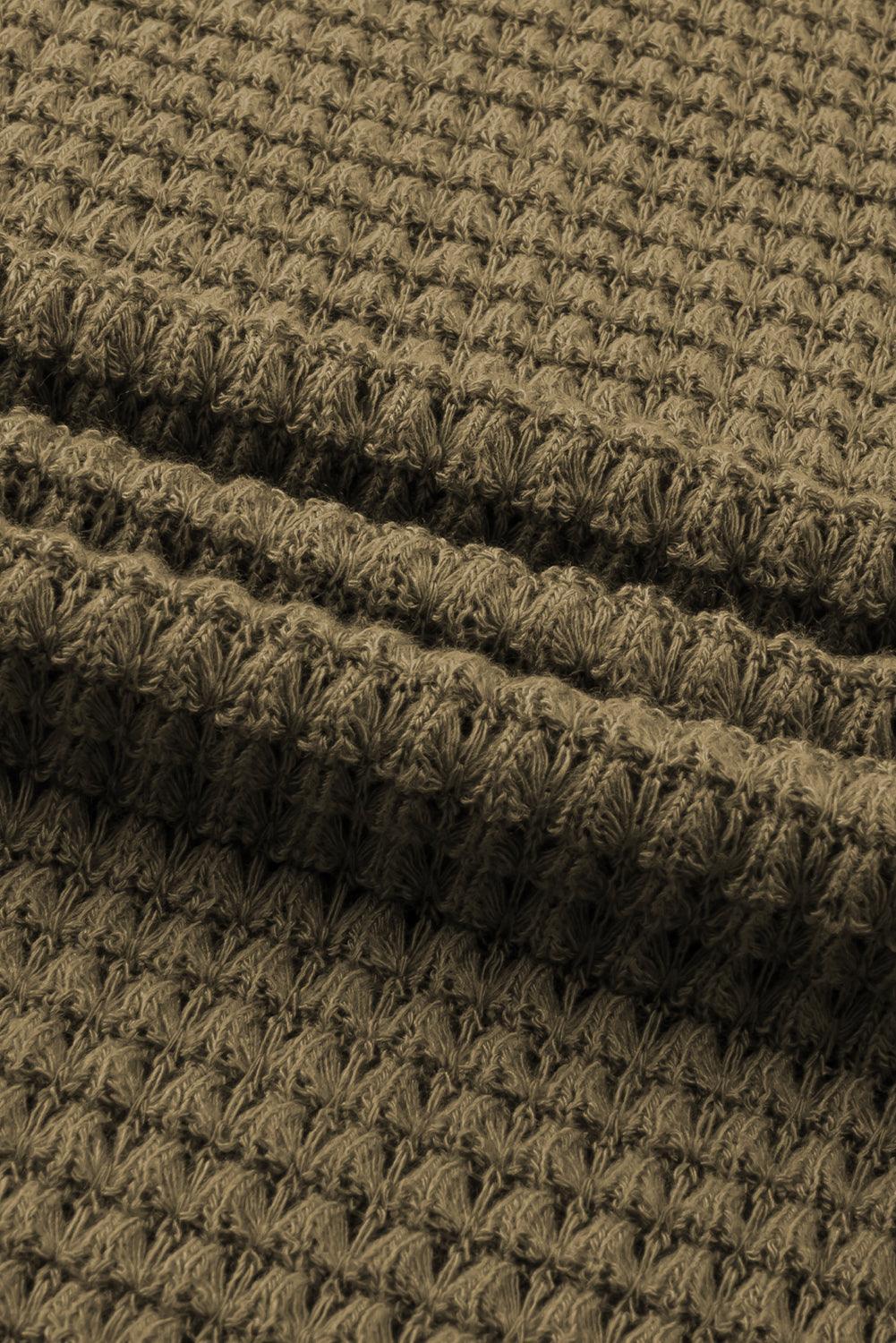 Maxi-Jurk met Splitten en Wafelstructuur - Maxi Dresses - Jurkjes.co