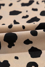 Midi Rok met Panterprint en Split - Skirts & Petticoat - Jurkjes.co