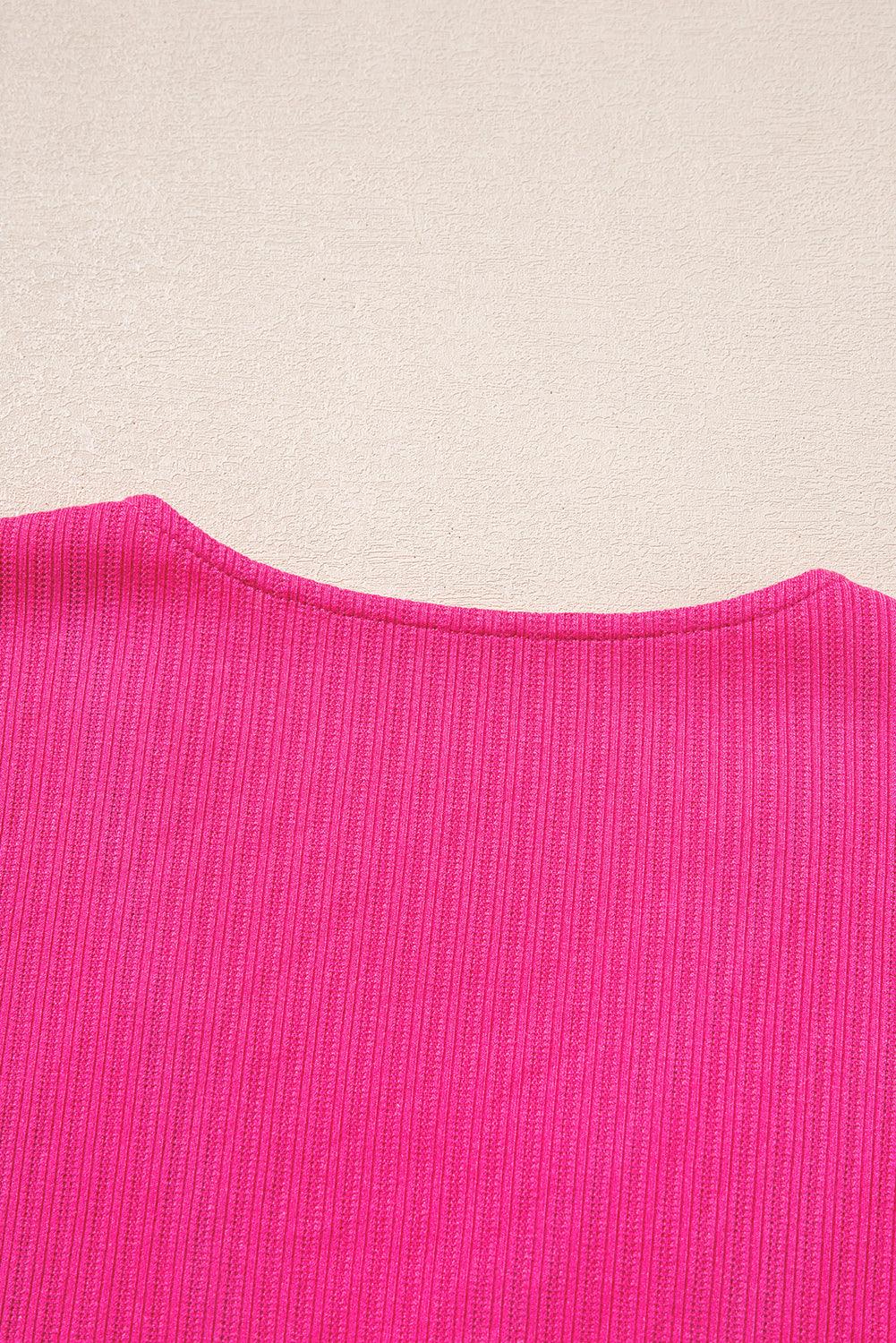 Mini Jurk met Gebreide V-hals - Mini Dresses - Jurkjes.co