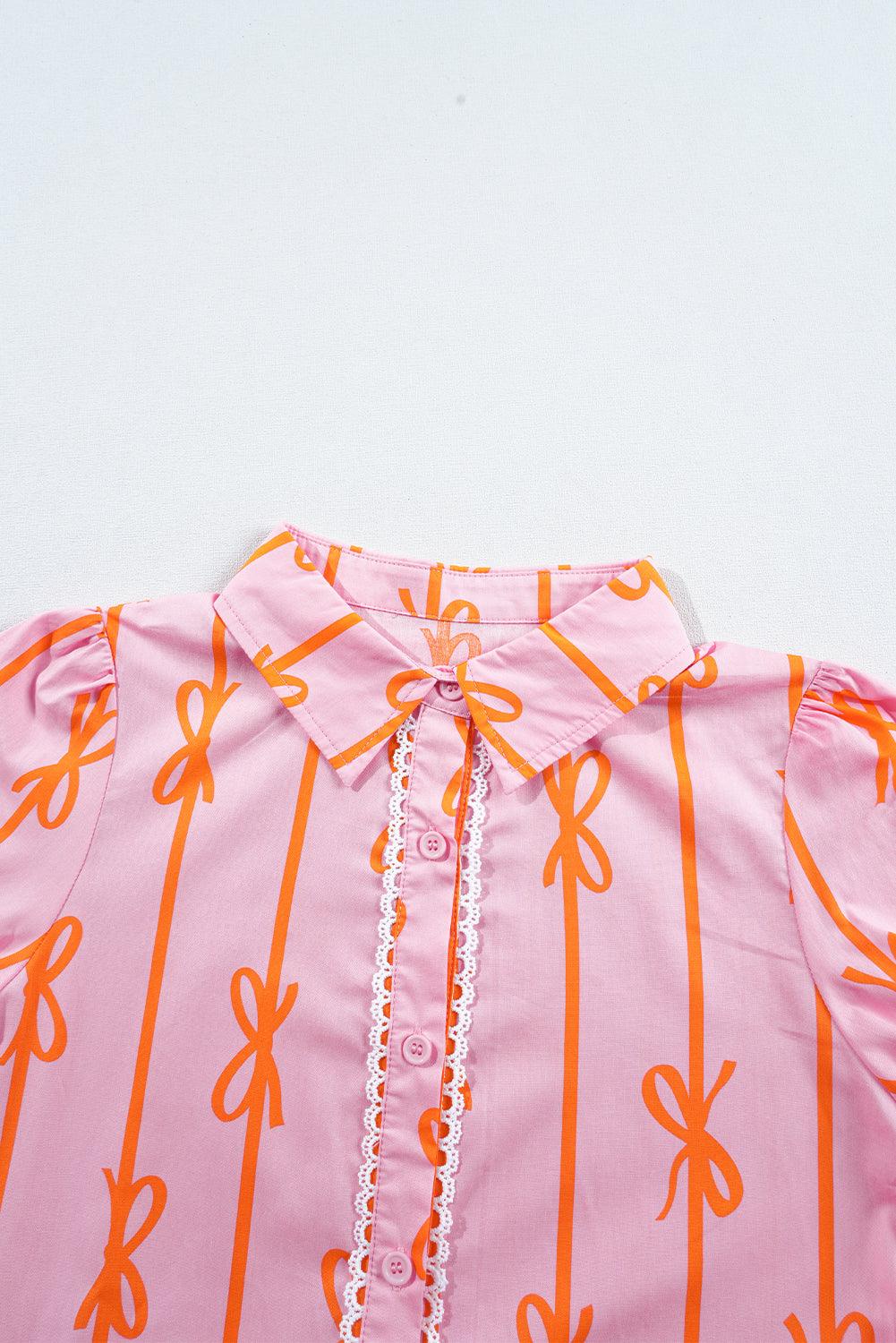 Mini Jurk met Gestreept Strikdetail - Mini Dresses - Jurkjes.co