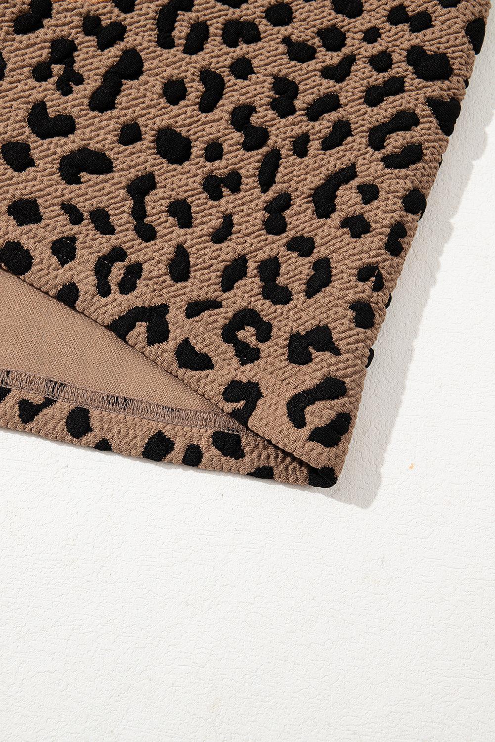 Mini Jurk met Luipaardprint - Mini Dresses - Jurkjes.co