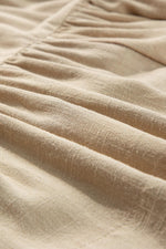 Mini Jurk met Puff Mouwen en Knopen - Mini Dresses - Jurkjes.co