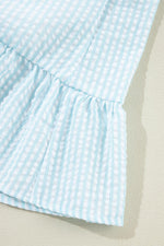 Mini Jurk met Ruches en Pofmouwen - Mini Dresses - Jurkjes.co