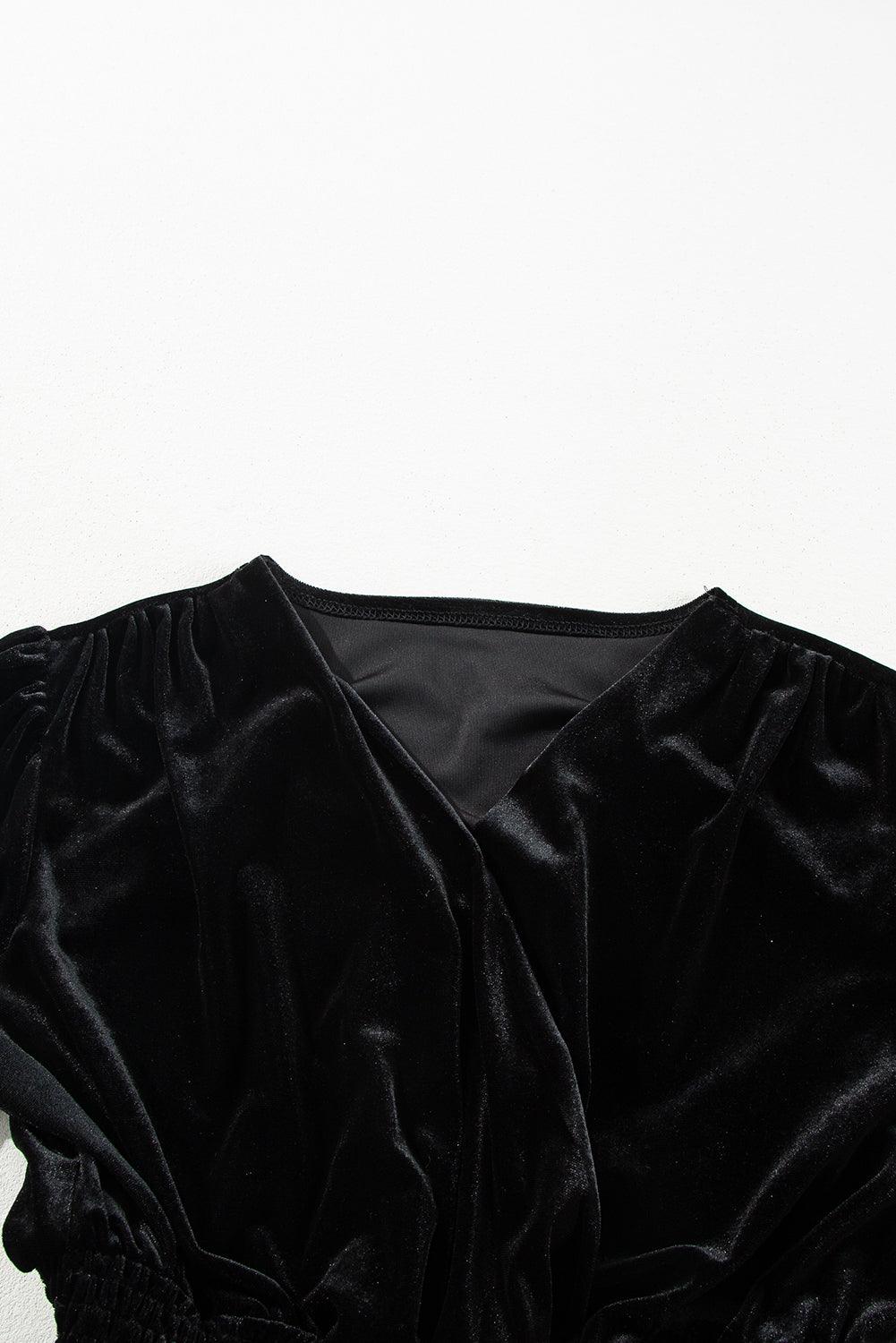 Mini Jurk met Surplice Halslijn - Mini Dresses - Jurkjes.co