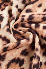 Panterprint Maxi Jurk met Bubble Mouwen - Maxi Dresses - Jurkjes.co