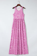 Panterprint Maxi-Jurk met Zakken - Maxi Dresses - Jurkjes.co