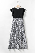 Panterprint Maxi Jurk met Zakken - Maxi Dresses - Jurkjes.co