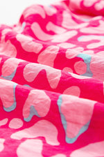 Panther Ruffle Bandjes Smocked Hoge Taille Lange Jurk - Maxi Dresses - Jurkjes.co