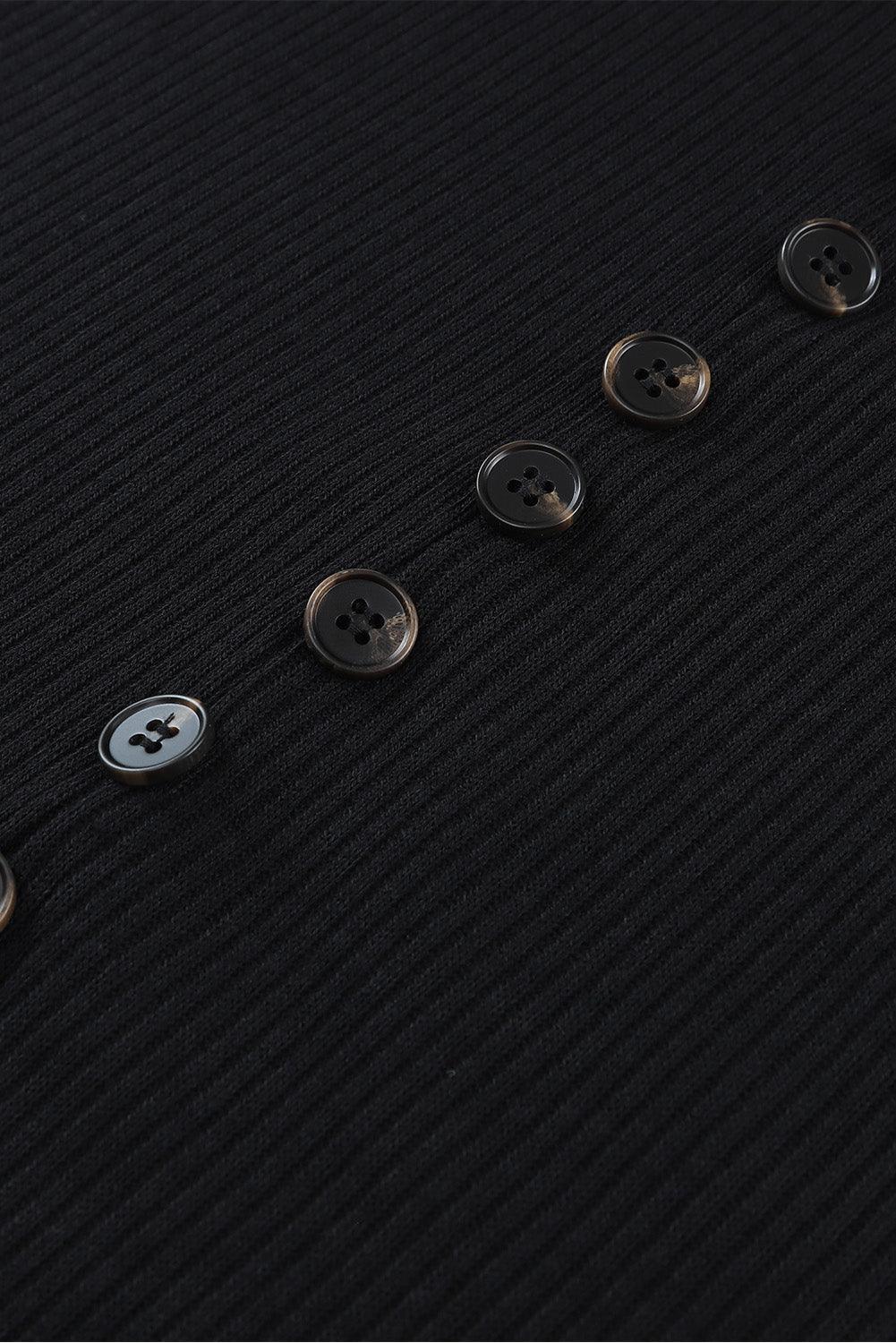 Rib Gebreide Bodycon Midi-Jurk met Split - Bodycon Dresses - Jurkjes.co