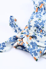 Ruffle Crop Top en Maxi Rok Set met Bloemenprint - Two Piece Dresses - Jurkjes.co