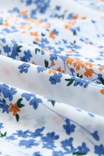 Ruffle Crop Top en Maxi Rok Set met Bloemenprint - Two Piece Dresses - Jurkjes.co