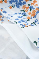 Ruffle Crop Top en Maxi Rok Set met Bloemenprint - Two Piece Dresses - Jurkjes.co