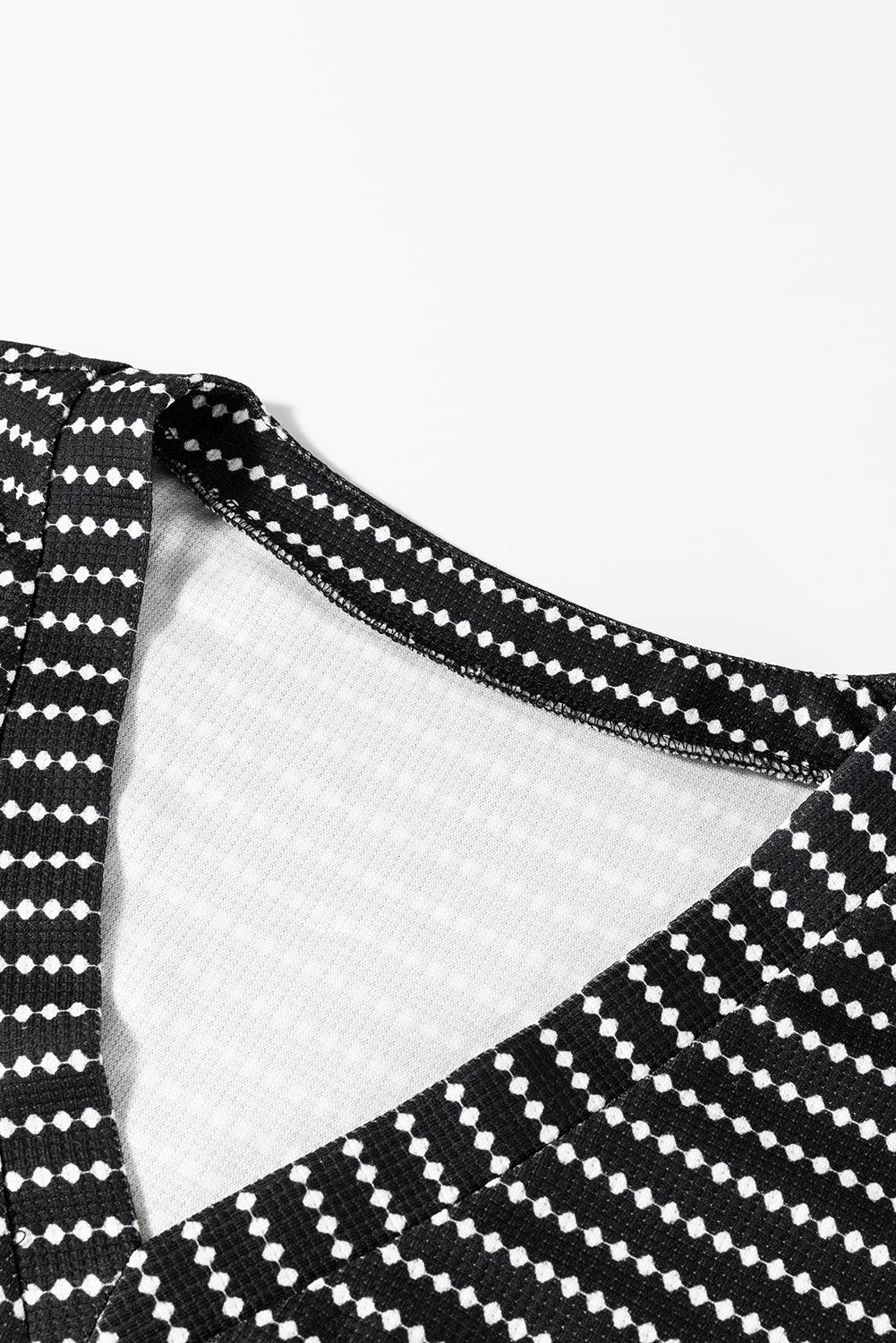 Shift Jurk met Gestreept Patroon - Mini Dresses - Jurkjes.co