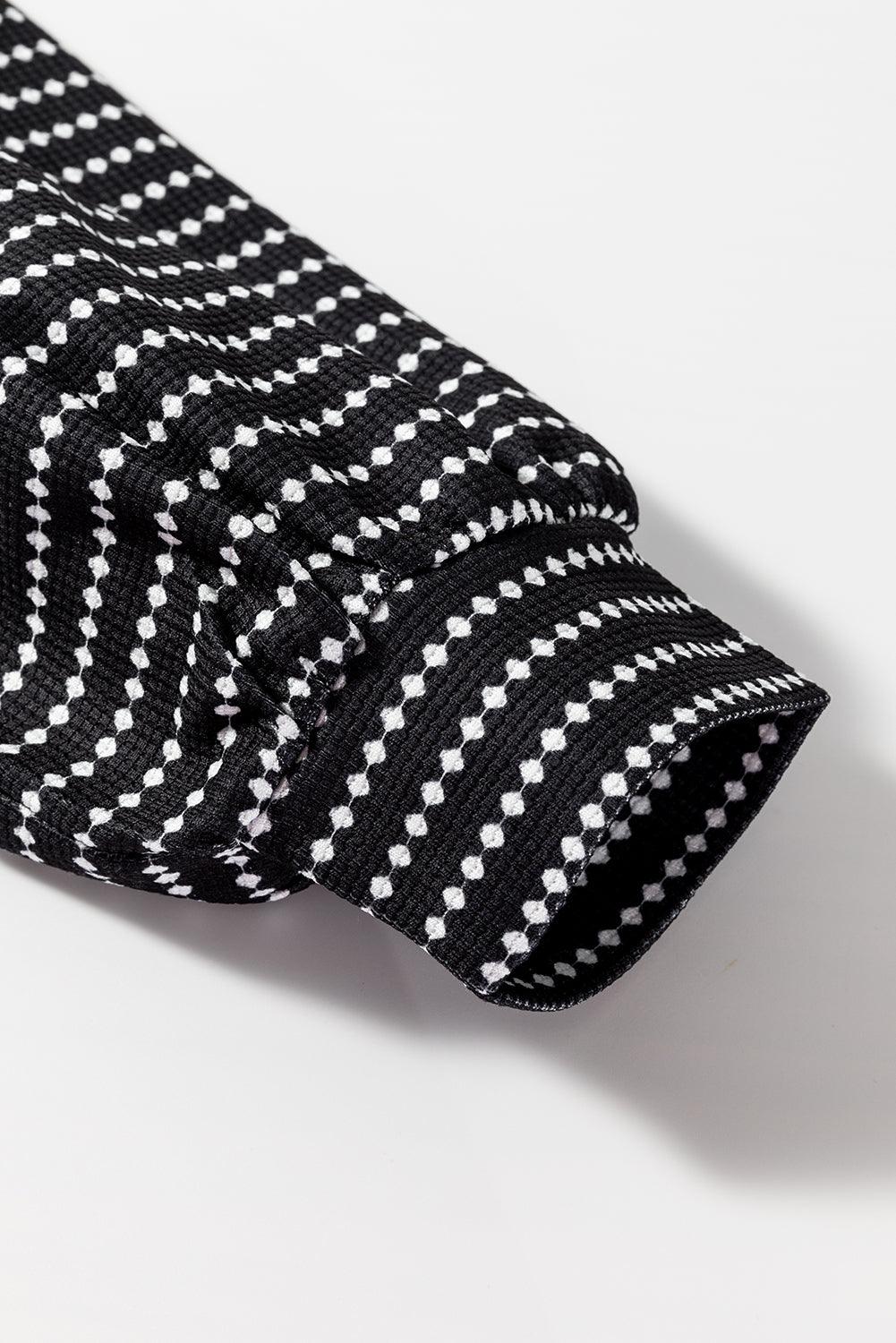 Shift Jurk met Gestreept Patroon - Mini Dresses - Jurkjes.co