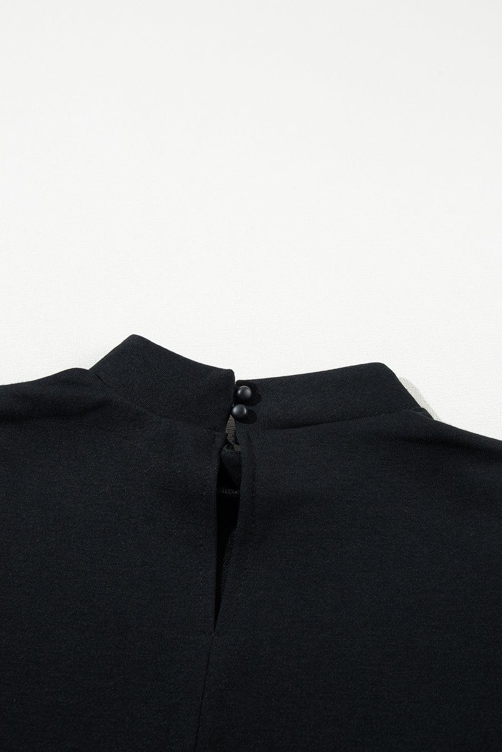 Shift Jurk met Ronde Hals - Mini Dresses - Jurkjes.co