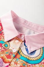 Shirtjurk met Bohemian Bloemenprint - Floral Dresses - Jurkjes.co